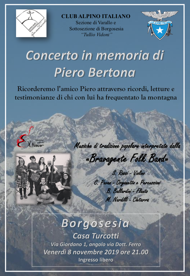 Concerto in memoria di  Piero Bertona - Borgosesia