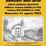Sentieri dell'Arte - RIMELLA frazione CHIESA (m1182)- – frazione SAN GIORGIO (m 1420)
