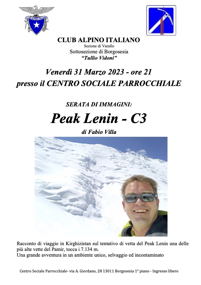 SERATA DI IMMAGINI: Peak Lenin - C3 di Fabio Villa