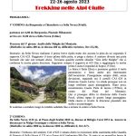 Trekking nelle Alpi Giulie 22-26 agosto CAI Borgosesia