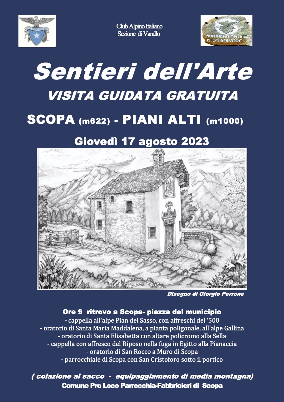 Sentieri dell'Arte 2023 - SCOPA - PIANI ALTI