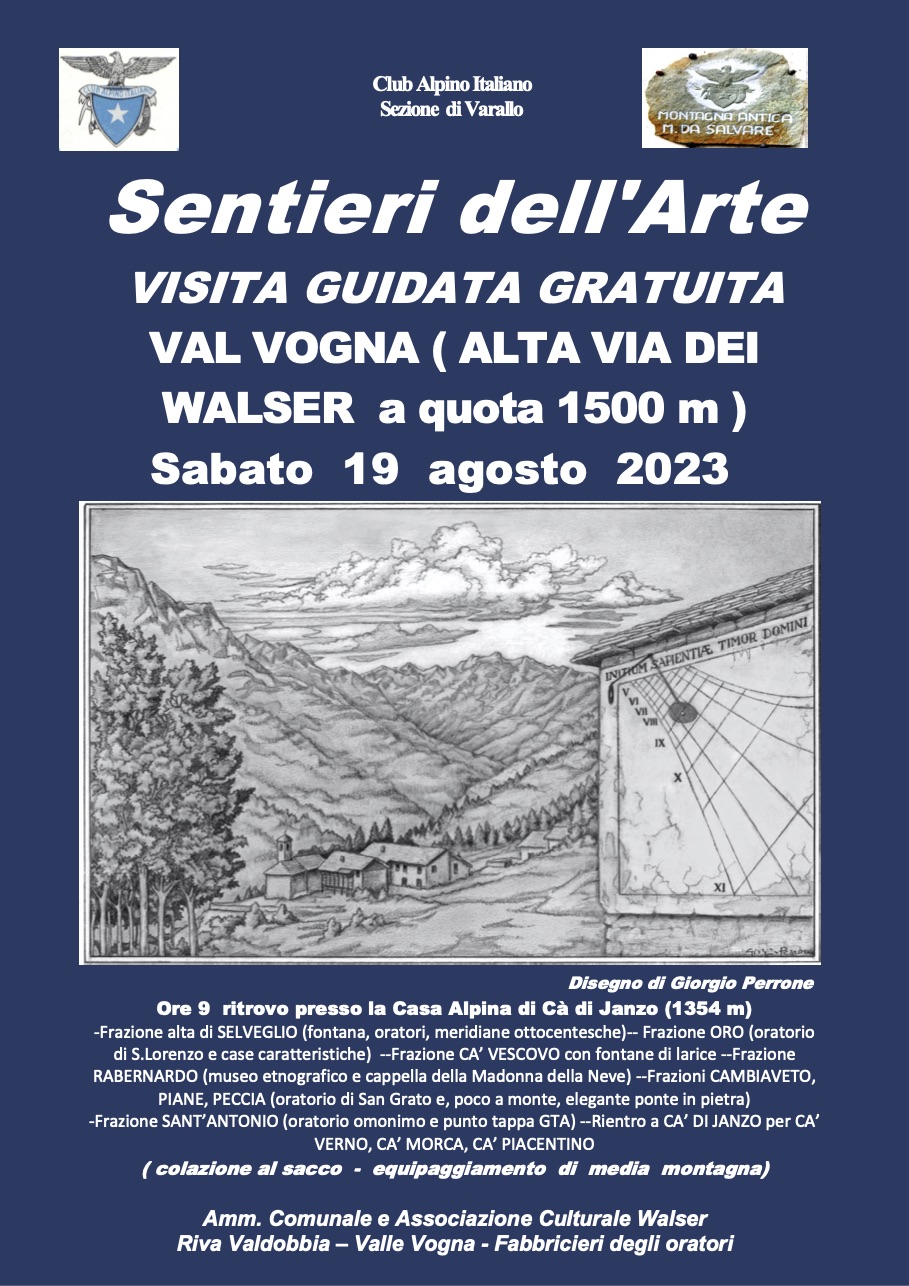 Sentieri dell'Arte 2023 - VAL VOGNA