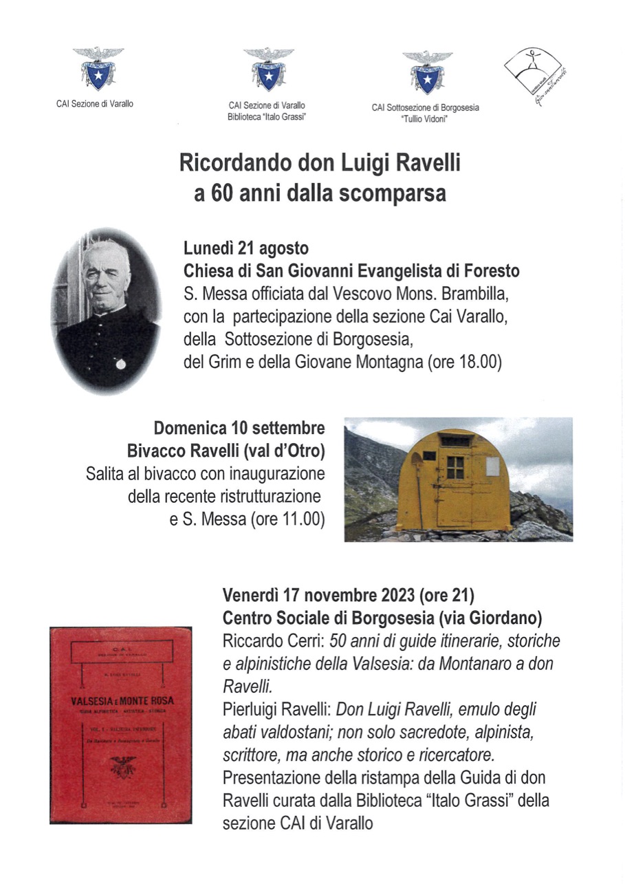 Ricordando don Luigi Ravelli a 60 anni dalla scomparsa - Serata a Borgosesia
