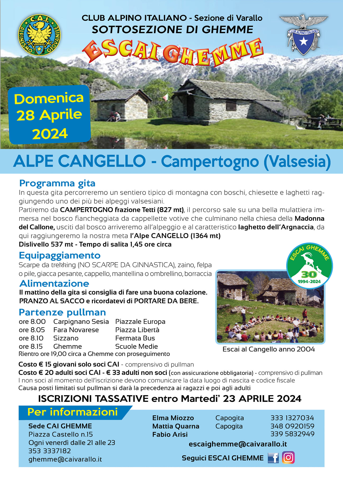 Alpe Cangello - Campertogno (Valsesia)