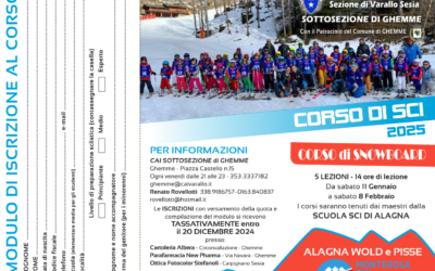 Corso di sci 2025 – CAI GHEMME
