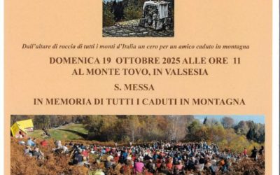 Monte Tovo – S. Messa in memoria di tutti i caduti in montagna