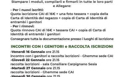 Escai Ghemme – Serate di incontro e iscrizione