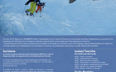 CORSO DI SCIALPINISMO SA2 2026